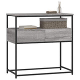 Console Table Grey Sonoma 75x40x75 cm Engineered Wood 834158