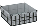 Steel Dog Whelping Box with Washable Whelping Pad, Wind-Resistant Cloth, for Small, Medium Dogs, 102 T3398P555180
