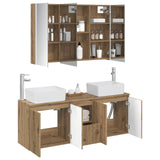 Bathroom Cabinet Set 4 pcs Artisan Oak Engineered Wood 3406430