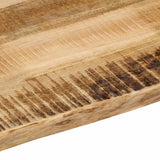Table Top Live Edge 160x40x2.5 cm Solid Wood Rough Mango 370664