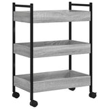 Kitchen Trolley Grey Sonoma 50x30x70 cm Engineered Wood 842359