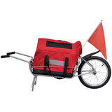 Bike Trailer One-wheel with Storage Bag 90621