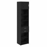 Highboard Black Oak 50 x 42.5 x 225 cm Engineered Wood 3402817