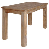 Dining Table Solid Mahogany Wood 120x60x77 cm 244496