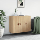 Sideboard Sonoma Oak 90x34x80 cm Engineered Wood 828079