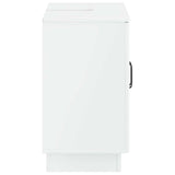 Bathroom Sink Cabinet HOORN High Gloss White 59.5 x 31.5x 56 cm 897229