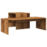 Coffee Table Old Wood 100x48x40 cm Engineered Wood 856054