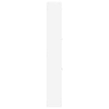 Shoe Cabinet White 59x17x108 cm Engineered Wood 342526
