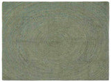 Area Rugs Olive Green 120 x 120 cm Jute 42010582