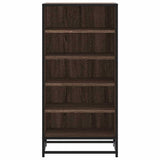 Shoe Rack Brown Oak 48x38x97.5 cm Engineered Wood 849208