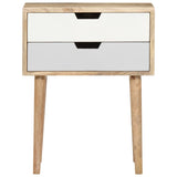 Bedside Cabinet 47x35x59 cm Solid Mango Wood 286481