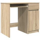 Desk Sonoma Oak 86x49x76 cm Engineered Wood 861825