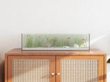 Aquarium with Storage Transparent 60 x 20 x 20 cm Glass 42020383