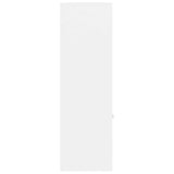 Book Cabinet White 98x30x98 cm Engineered Wood 801116