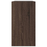 Shoe Cabinet Brown Oak 80x34x63 cm Engineered Wood 839965