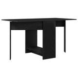 Dinning Table 138 x 70 x 73.5 cm Engineered Wood Black Oak 8006072