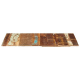 Rectangular Table Top 60x120 cm 15-16 mm Solid Reclaimed Wood 286046