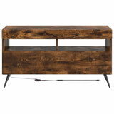LED TV Cabinet Smoked Oak Engineered Wood 897660