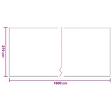 Masking Film with Adhesive Tape 12 pcs Transparent and Blue 42033257