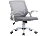 Mesh Office Chair with Flip-up Armrest, Swivel Computer Chair with Lumbar Support, Adjustable T3398P344645