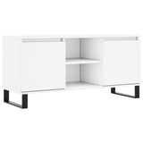 TV Cabinet White 104x35x50 cm Engineered Wood 827020