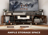 TV Unit Cabinet for TVs up to 55 Inches with Storage Shelves and Cupboard, Entertainment Centre for T3398P344377