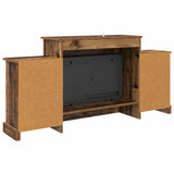 Electric Fireplace Old Wood 140 x 30 x 67 cm Engineered wood 8021149