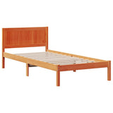 Bed Frame Brown 80 x 200 cm Solid Pine wood 872205
