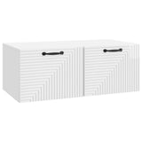 Wall-Mounted TV Cabinet High Gloss White 78.5 x 41 x 30 cm 898689