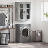 Wall Mounted Cabinet Concrete Grey 69.5x34x90 cm 828488