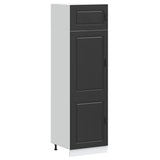 Kitchen Cupboard Kalmar Black Engineered Wood 853628