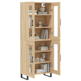 Highboard Sonoma Oak 69.5x34x180 cm Engineered Wood 3198300