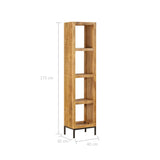 Bookshelf 40x30x175 cm Solid Mango Wood 247968