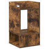 End Table 2 pcs Smoked Oak 30 x 30 x 56 cm Engineered Wood 890937
