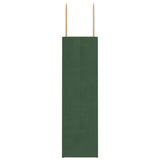 Paper Bags 250 pcs with Handles Green 21x11x36 cm 4101729