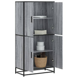 Highboard Grey Sonoma 68x35x139 cm Engineered Wood 3300833