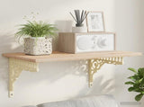 Wall Shelf Brackets 12 pcs Antique White 27.5 x 23 x 4 cm Steel 42038804