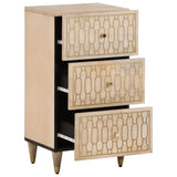 Side Cabinet 40x33x75 cm Solid Wood Mango 358271