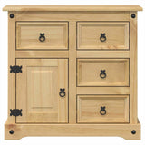 Sideboard Corona 80x40x75 cm Solid Wood Pine 4005679