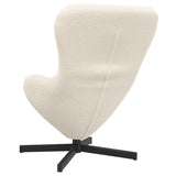 Egg Chair Cream 63 x 73 x 90 cm Fabric 42002769