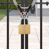 U Lock with Keys 50 pcs Brass Iron 42021945