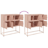 Sideboard Pink 100,5x39x107 cm Steel 846597
