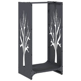 Firewood Rack Anthracite 40x30x80 cm Cold-rolled steel 864227