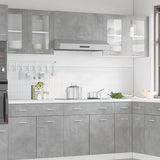 Hanging Glass Cabinet Lyon Concrete Grey 80x31x60 cm 856118