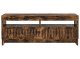 LED TV Cabinet Smoked Oak Engineered Wood 896120