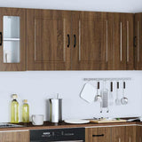 Kitchen Wall Cabinets 2 pcs Kalmar Brown Oak Engineered Wood 853572