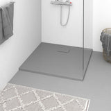 Shower Base Tray SMC Grey 90x80 cm 148932
