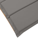 Sun lounger 2 pcs Grey 184 x 55 x 64cm Solid Acacia wood 4107095