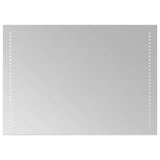 LED Bathroom Mirror Transparent 50 x 70 cm Tempered Glass 42045777