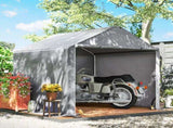 2 x 2m Garden Fabric Storage Tent - Grey T3398P318780